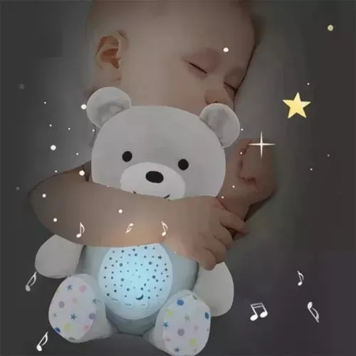 Teady Bear Projector-VS2405 - The musical plush toy Reig Bear by Claudio Reig is a high-quality toy specifically designed for the little ones. With its appealing bear design and integrated music function, it not only provides a pleasant play companion but also promotes children's acoustic perception. The plush toy is battery-operated and suitable for children from birth. It is soft and cuddly, making it an ideal companion for the youngest. The Reig Bear is not just a toy, but also a loyal friend that conveys security and joy. Its easy handling and child-friendly design make it a perfect gift for any occasion.
Battery-operated with 2 LR6 batteries (not included)Suitable for children from 0 yearsIntegrated music function to promote acoustic perception.