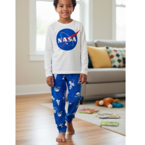 COTTON PAJAMA/W23-BOYPJSET09 - Childrens Pajama 
 Two pieces of cotton pajama for children