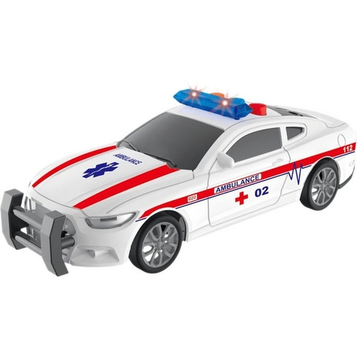 AMBULANCE-VS2373 - F/P AMBULANCE WITH LIGHT AND SOUND
FOR 3+ AGES