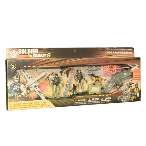MILITARY SOLDIER SET-VS0987 - SOLDER COMBAT Army Set For 3+ ages