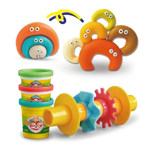 COLOR MUD SET-VS2390 - A fun and educational toy that encourages creativity and hands-on play.
for 3+ ages