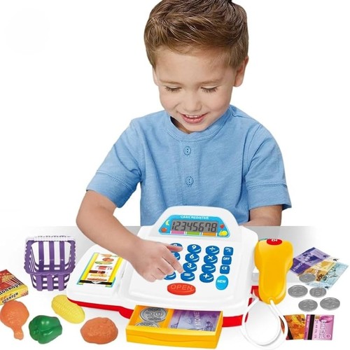 CASH REGISTER-VS2474 - Supermarket Cash Register Playset - Educational Toys for Toddlers