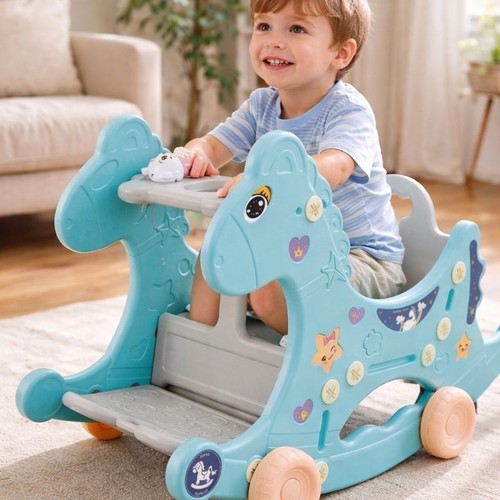 ROCKING HORSE-8732 - 3 IN 1&nbsp; 
 CHILD GAME APPEASE CHAIR 
 TO BUILD A BABY