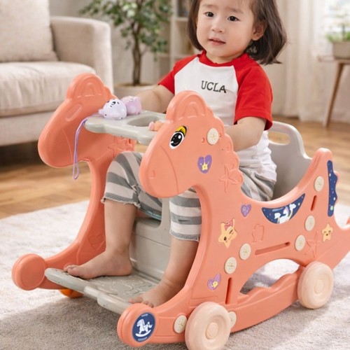 ROCKING HORSE-8732 - 3 IN 1&nbsp; 
 CHILD GAME APPEASE CHAIR 
 TO BUILD A BABY