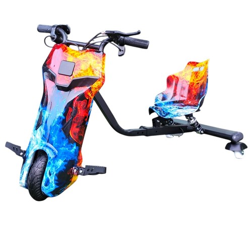 DRIFT SCOOTER-DP120 - DESCRIPTION: SCOOTER ART NO.: DP120 INPUT: AC100-240V 50/60HZ OUTPUT: DC36V POWER: 250W WEIGHT LIMITED: 50KG APPROPRIATE AGE GRANDING: 3+ AGES