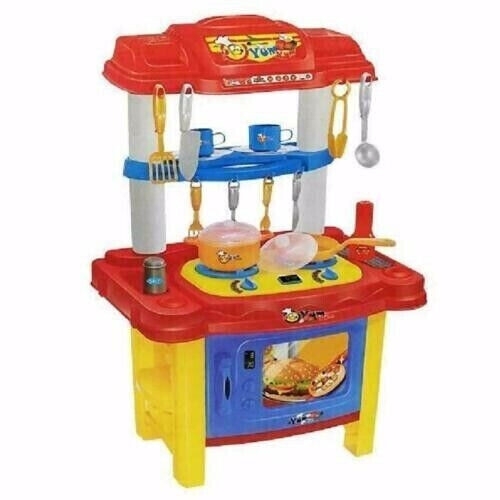 KITCHEN SET MCDO-VS2476 - DINING TABLE MCDO WITH LIGHT AND SOUND MUSICAL MICROWAVE OVEN FOR 3+ AGES