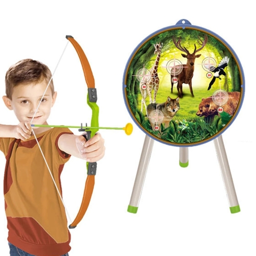 ARCHERY SET/8399-7 - - Designed to improve concentration as your child enjoys aiming at the target. - Helps develop fine motor skills. - Provides a lot of fun and enjoyment for children. - Made of high quality materials. - Suitable age group: 5 years and above.