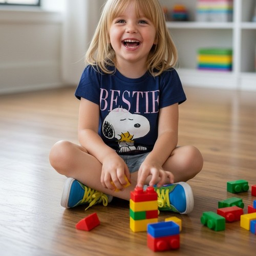 Kids T-Shirt/SS22-GTPNT8 - Kids ha ha ha outside fun time pajama’s