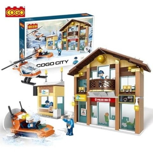 Cogo City-4190(BR22005) - COGO 581 PCS Building Block Educational Bricks Kids Enlightenment Construction Blocks Toys