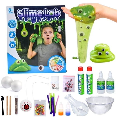 SLIME LAB EYEBALL-8855 - Washable Monster Slime Making Kit Experiment for Kids
for 8+ ages