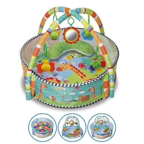 BABY PLAYMAT-VS1634 - Activity Floor Gym - Baby Playpen & Play Mat with Hanging Sensory Toys, Non-Slip Thickening, and Ball Pit - Ideal for Newborns, Infants, and Toddlers for Sensory Motor Skill Development & CrawlingThumbnail 1Thumbnail 2Activity Floor Gym - Baby Playpen & Play Mat with Hanging Sensory Toys, Non-Slip Thickening, and Ball Pit - Ideal for Newborns, Infants, and Toddlers for Sensory Motor Skill Development & Crawling3.9/5Condition: NewProduct ID: 604271065Free ShippingwithPROMembership
DeliveryMay 4 - May 7 from UAE
Delivery Partners:Shadowfax, Delhivery
Update Delivery LocationFree ReturnsSecure Transaction₹ 34,073Duties & taxes incl.
1DetailsBrandFam CareColourMulticolorMaterialFoamSee morePro upgrade collageThe Ultimate Upgrade!
Join PRO & Unlock Exclusive Perks!Site wide special prices for 100 million+ products
Free International Shipping
Extended return window for hassle-free shopping
Priority support, you get help fast
BIGGER SAVINGS | ₹ 4,999/YR | CANCEL ANYTIME
DescriptionUltimate Comfort with Included Pillow: Our baby playpen comes complete with a soft pillow for added comfort during playtime or naptime, ensuring your little one stays cozy and content.Customizable Play Experience: Featuring a variety of removable toys, our playpen allows you to customize the layout to suit your child\