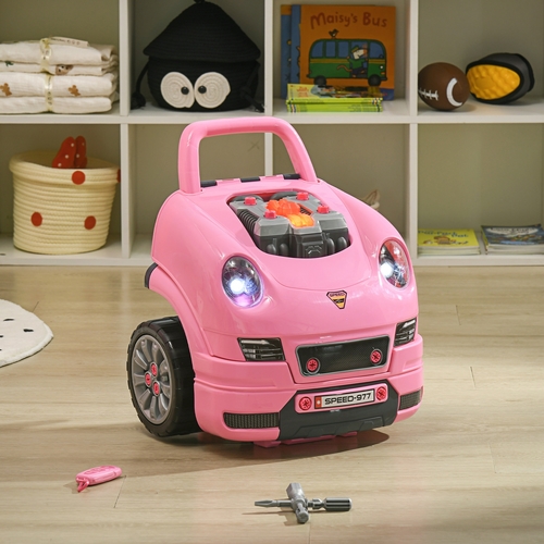 Engine Workshop/008-977 - Kids Truck Engine Toy Set Toddler Educational Car Service Station for 3+ ages