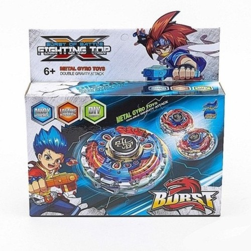 BEYBLADE TOP SET-VS1937 - METAL GYRO TOYS DOUBLE GRAVITY ATTACK FOR 6+ AGES