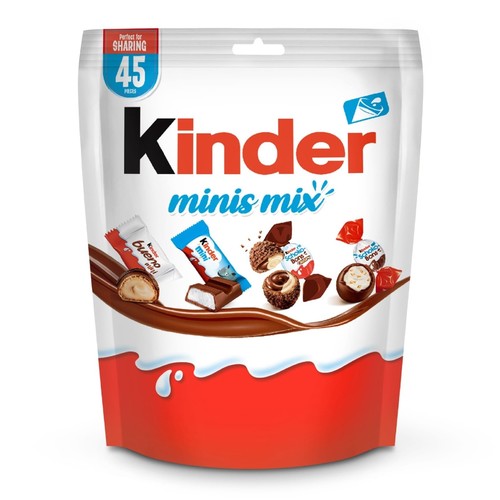Kinder Minis Assortment Of Chocolates And Milk