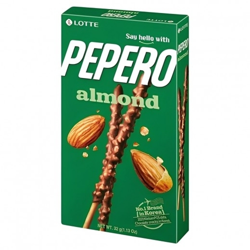 Lotte Pepero Almond & Chocolate Biscuit Sticks