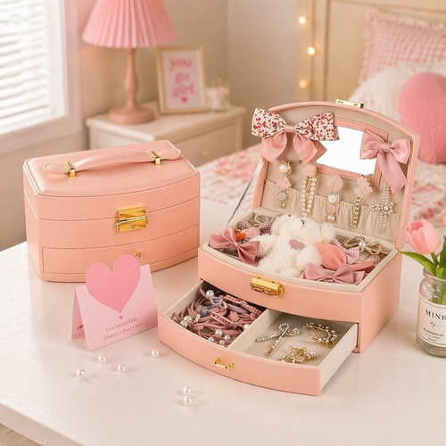 JEWELRY BOX-VS2303 - ACCESSORIES 2 LAYER FOR 3+ AGES
