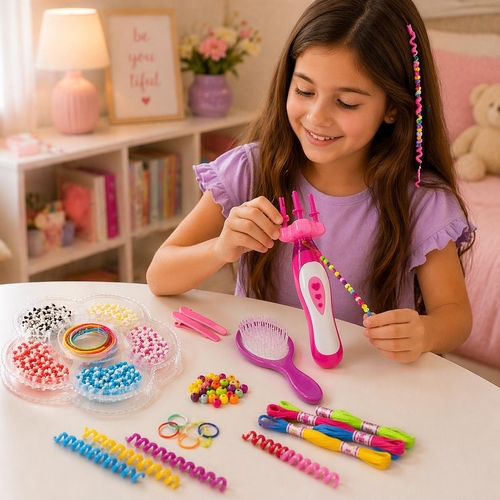 DIY HAIR BRAIDER/MBK-266A - DIY HAIR BRAIDER FOR KIDS
FOR 5+ AGES