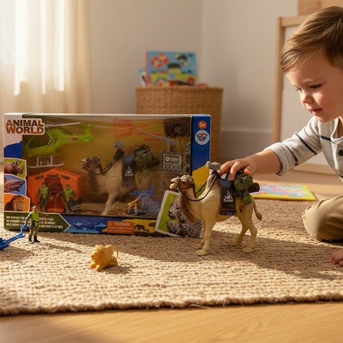 ANIMAL CAMEL SET-VS0992 - ANIMAL WORLD FOR 3+ AGES