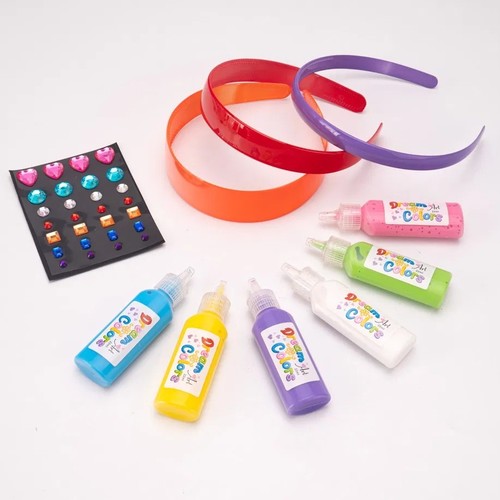 GLOSSY HAIR BANDS-YW24245 - DIY 3D Creative Foam Painting Glue KIT
For 3+ Ages