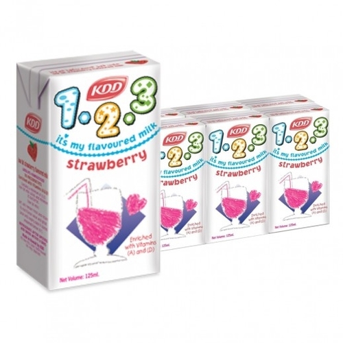 KDD 1-2-3 Strawberry Milk-OL004