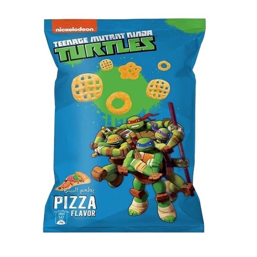 Ninja Turtles Chips Pizza Flavor