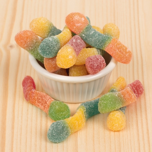 Haribo Worms Fizz Gummy Candy-OL052