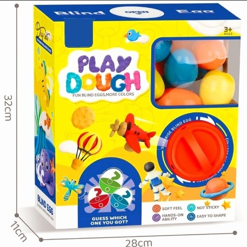 Play Dough-VS2239 - Cufan Play Dough Surprise Blind Egg Set Fun Modeling Clay for Kids Suitable for children ages 3 and up. Perfect for creative playtime, arts and crafts, or as a surprise toy giftencouraging endless fun and imaginative creations.