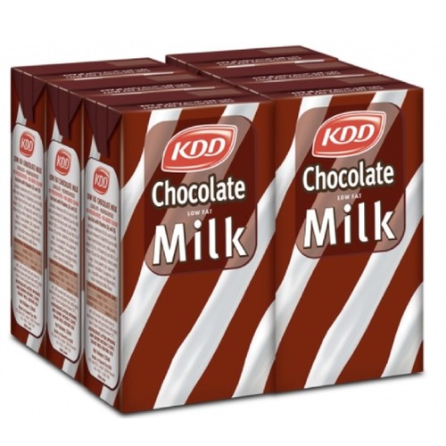 Happy Kids  - KDD Chocolate Milk - KDD Chocolate-Flavored Low Fat Milk 6 x 250ml -&nbsp;Get refreshed & enjoy the delicious taste&nbsp; -&nbsp;Brand: KDD -&nbsp;Size: 6 x 250 ml