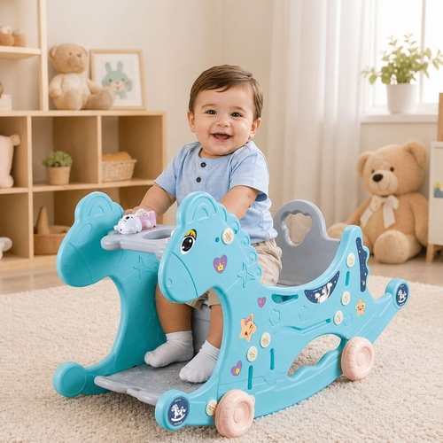 ROCKING HORSE-VS2669 - 3 IN 1&nbsp; 
 CHILD GAME APPEASE CHAIR 
 TO BUILD A BABY