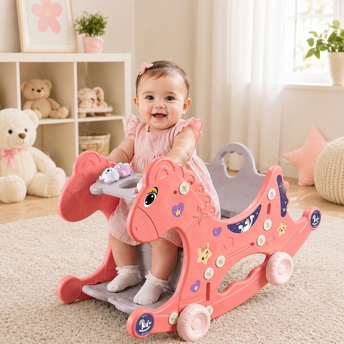 ROCKING HORSE-VS2669 - 3 IN 1&nbsp; 
 CHILD GAME APPEASE CHAIR 
 TO BUILD A BABY