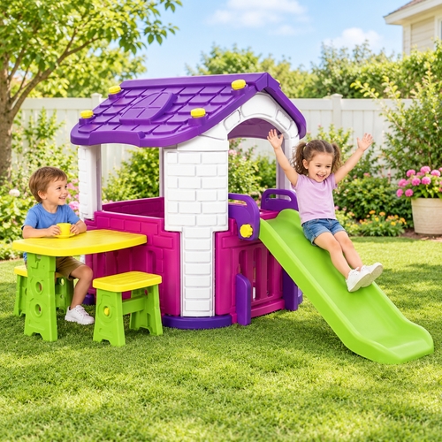 Kids Playhouse with Slide/CHD-805P
