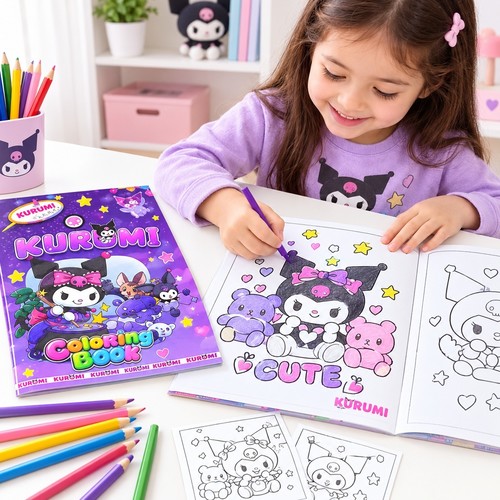 Kuromi Coloring Book-8282/OL121