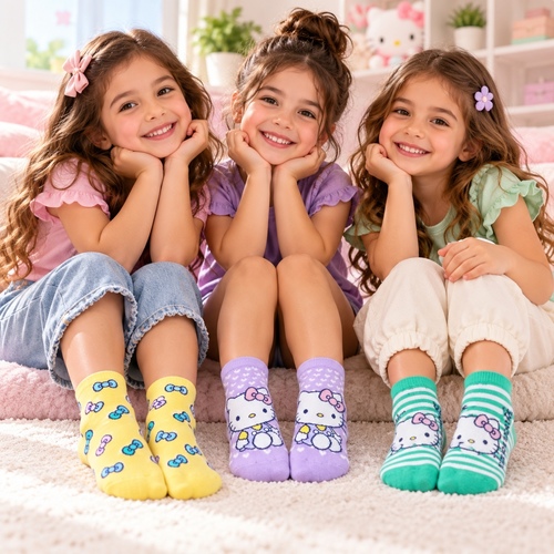 Summer socks pack of 3 - BTAC25SAJ022-4Y