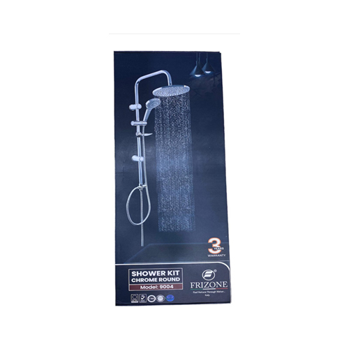 Stand Shower Round Chrome FRIZONE Model 9004 - طقم دوش ابيض موديل ايطالي : فريزون