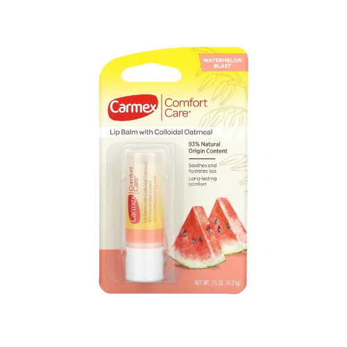 Kardhem - Comfort care lip balm with colloidal oatmeal and watermelon - Semi-colloidal oatmeal lip balm
Soothes and moisturizes the lips
long lasting comfort