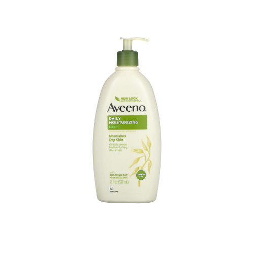 Kardhem - Aveeno Daily Moisturizing Lotion, Fragrance Free, 18 fl oz (532 ml) - Aveeno Fragrance-Free Daily Moisturizing Lotion is a moisture-locking lotion to help prevent dryness, while protecting and nourishing skin. This unique oatmeal formula absorbs quickly, leaving your skin soft, beautiful and healthy-looking.