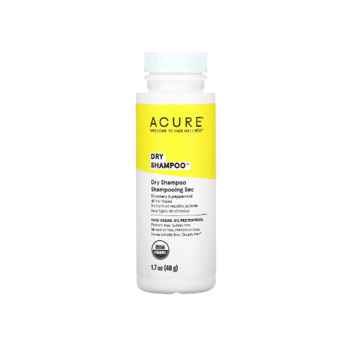 Kardhem - Acure Organic Dry Shampoo (58g) - An easy-to-use, fast-acting dry shampoo that absorbs oil and removes dirt without water! Convenient and effective!
How to use

Open the cap and squeeze the bottle to apply the dry shampoo to the brush or directly to the hair. Rub into the scalp and comb through to the ends of the hair. Easy and fast!