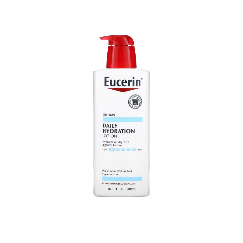 Kardhem - Eucerin Daily Moisturizing Lotion Fragrance Free (500) - Eucerin® Daily Moisturizing Lotion - a light formula that moisturizes dry skin to give you smoother, healthier-looking skin.

Enriched with Pro-Vitamin B5 and Natural Sunflower Oil to nourish dry skin
Helps restore skin's natural moisture barrier
Non-greasy, fast-absorbing product