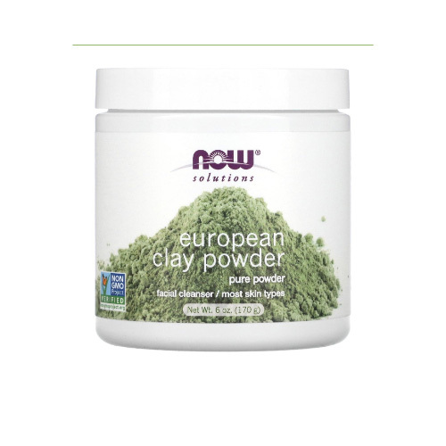 Kardhem - Now Foods European Clay Powder (170g) - Indications: For normal, combination and oily skin types in need of deep cleansing and detoxification.