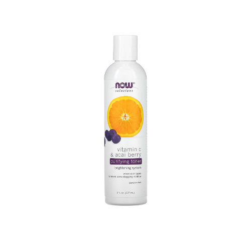 Kardhem - Vitamin C & Acai Berry Purifying Toner (237 ml) - Indications: Combination skin with slight color imbalances, dull appearance, uneven skin tone, or blemishes due to problem skin.
How to use

After cleansing your face, apply a generous amount of toner to a cotton ball or cleansing cloth and sweep over face and neck, especially those areas that need the most care. Use once or twice daily as needed for best results.