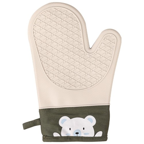 SILICONE OVEN GLOVES / KN-0001 - COLOR: GRAY BEAR/TWO FINGERS
OVEN GLOVES SILICONE INSULATION GLOVES THICK NON-SLIP BAKING
RESISTANT TO 300 DEGREES