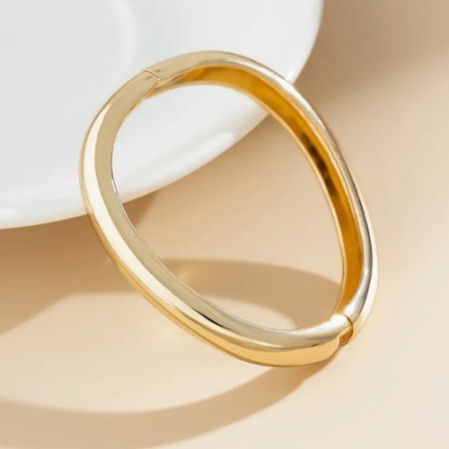 GOLD BRACELET / WA-0015 - 3 GOLD ALLOY BRACELET