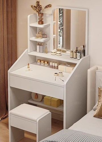 DRESSING TABLE / FR-0002 - DRESSING TABLE WITHOUT DRAWER WITH STOOL