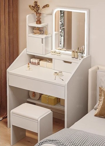 DRESSING TABLE / FR-0003 - DRESSING TABLE WITH LED LIGHT AND STOOL