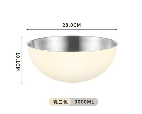 KITCHEN BOWL / KN-0010 - STAINLESS STEEL KITCHEN BOWL