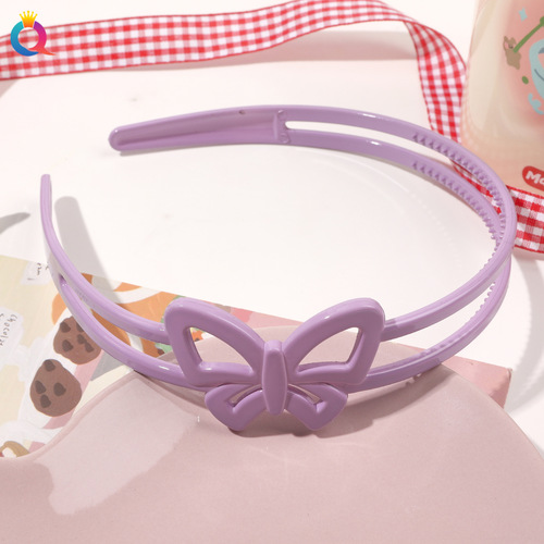 BUTTERFLY HEADBAND / KA-0108 - Children Butterfly Headband Color : Purple, Blue, Rose Pink, Cream Yellow