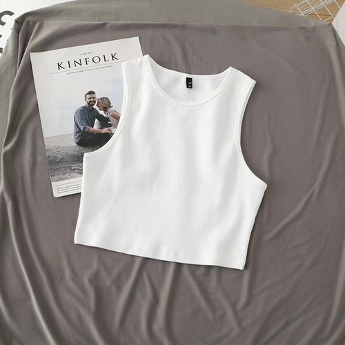 SLEEVELESS CROP TOP FOR WOMEN / WD-0025 - CROP TOP SLEEVELESS FOR WOMEN