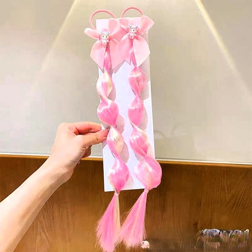 WIG BRAIDS / KA-0139 - WIG BRAID PONYTAIL FOR GIRLS 2 PIECES Color: Melody Bubble