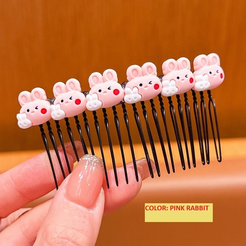 HAIR COMB / KA-0145 - HAIR COMB FOR GIRLS Color: Strawberry, Pink Rabbit, Fruit, Flowers