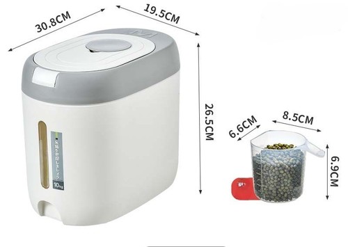 RICE AND GRAINS STORAGE BUCKET / KN-0032 - COLOR WHITE GRAINS AND RICE STORAGE INSECT PROOF MOISTURE PROOF